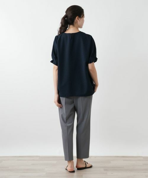 Leilian PLUS HOUSE / レリアンプラスハウス シャツ・ブラウス | 【店舗人気】ボリュームスリーブブラウス【Leilian WHITE LABEL】 | 詳細3