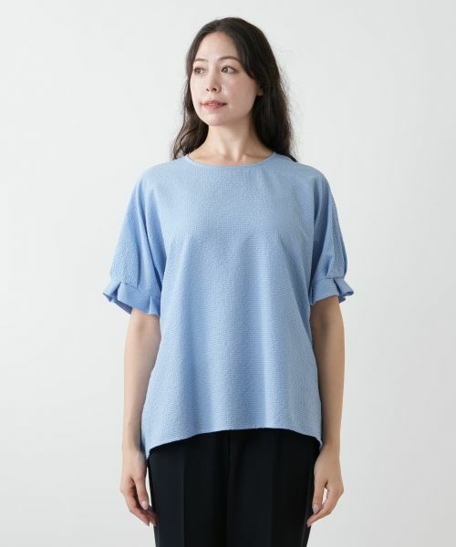 Leilian PLUS HOUSE / レリアンプラスハウス シャツ・ブラウス | 【店舗人気】ボリュームスリーブブラウス【Leilian WHITE LABEL】 | 詳細7