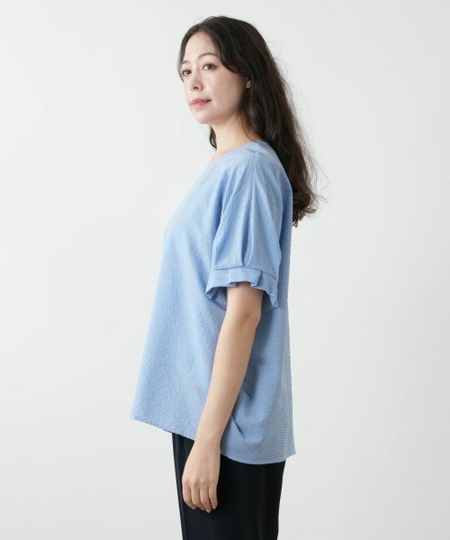 Leilian PLUS HOUSE / レリアンプラスハウス シャツ・ブラウス | 【店舗人気】ボリュームスリーブブラウス【Leilian WHITE LABEL】 | 詳細8