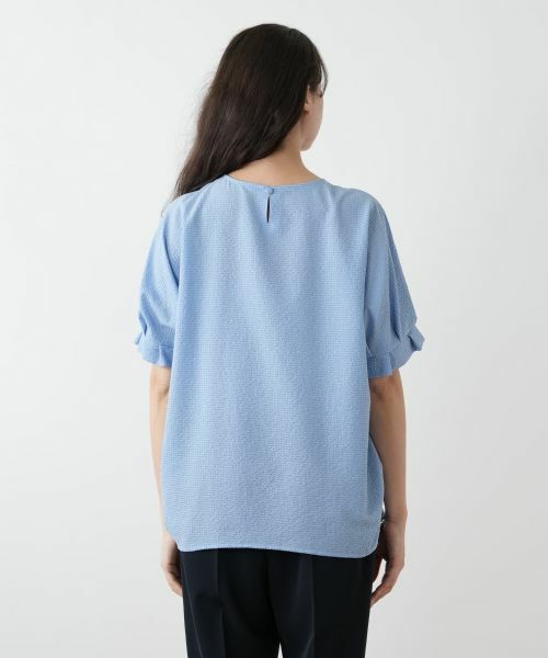 Leilian PLUS HOUSE / レリアンプラスハウス シャツ・ブラウス | 【店舗人気】ボリュームスリーブブラウス【Leilian WHITE LABEL】 | 詳細9