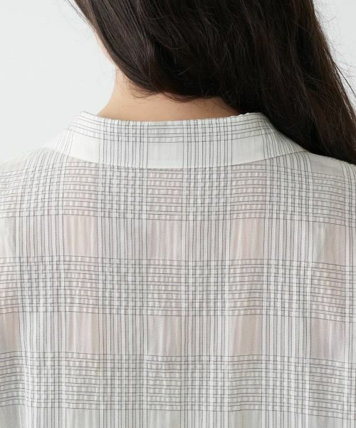 Leilian PLUS HOUSE / レリアンプラスハウス シャツ・ブラウス | チェックブラウス【Leilian WHITE LABEL】 | 詳細11