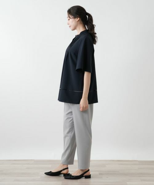 Leilian PLUS HOUSE / レリアンプラスハウス シャツ・ブラウス | ピンタックブラウス【Leilian WHITE LABEL】 | 詳細2