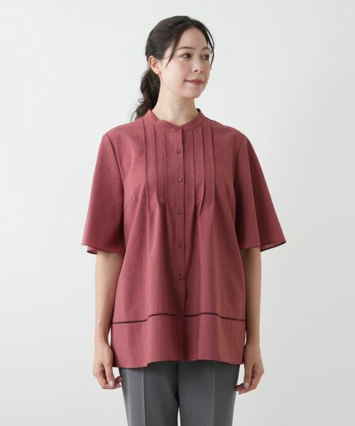 Leilian PLUS HOUSE / レリアンプラスハウス シャツ・ブラウス | ピンタックブラウス【Leilian WHITE LABEL】 | 詳細7