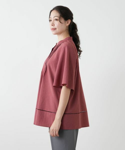 Leilian PLUS HOUSE / レリアンプラスハウス シャツ・ブラウス | ピンタックブラウス【Leilian WHITE LABEL】 | 詳細8