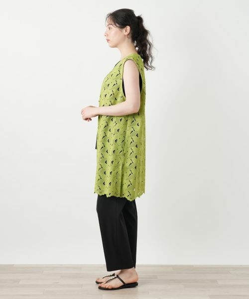 Leilian PLUS HOUSE / レリアンプラスハウス テーラードジャケット | レースベスト【Leilian WHITE LABEL】 | 詳細5