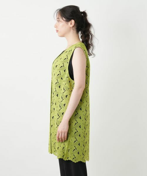 Leilian PLUS HOUSE / レリアンプラスハウス テーラードジャケット | レースベスト【Leilian WHITE LABEL】 | 詳細8