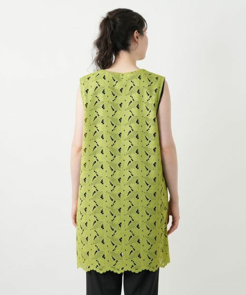 Leilian PLUS HOUSE / レリアンプラスハウス テーラードジャケット | レースベスト【Leilian WHITE LABEL】 | 詳細9