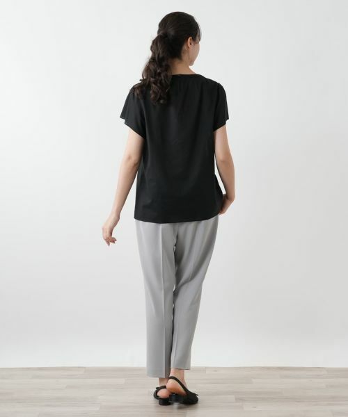 Leilian PLUS HOUSE / レリアンプラスハウス シャツ・ブラウス | フラワー刺繍ブラウス【Leilian WHITE LABEL】 | 詳細3