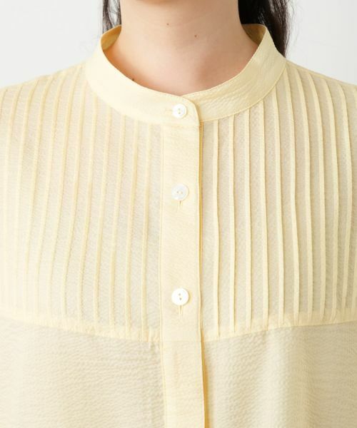 Leilian PLUS HOUSE / レリアンプラスハウス シャツ・ブラウス | バンドカラーブラウス【Leilian WHITE LABEL】 | 詳細11