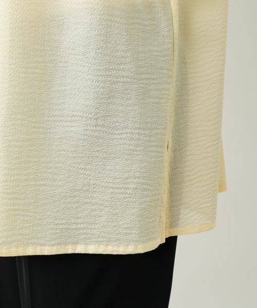 Leilian PLUS HOUSE / レリアンプラスハウス シャツ・ブラウス | バンドカラーブラウス【Leilian WHITE LABEL】 | 詳細14