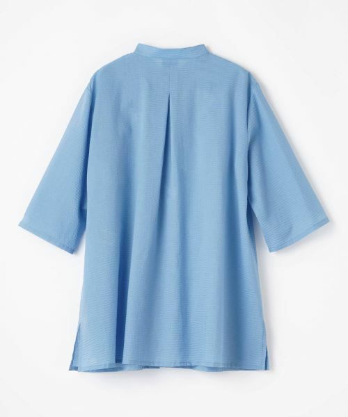 Leilian PLUS HOUSE / レリアンプラスハウス シャツ・ブラウス | バンドカラーブラウス【Leilian WHITE LABEL】 | 詳細20