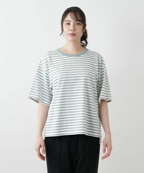 Leilian PLUS HOUSE / レリアンプラスハウス Tシャツ | ボーダーカットソー【Leilian WHITE LABEL】 | 詳細10