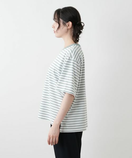 Leilian PLUS HOUSE / レリアンプラスハウス Tシャツ | ボーダーカットソー【Leilian WHITE LABEL】 | 詳細11