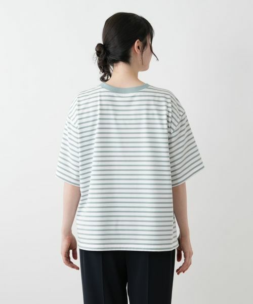 Leilian PLUS HOUSE / レリアンプラスハウス Tシャツ | ボーダーカットソー【Leilian WHITE LABEL】 | 詳細12