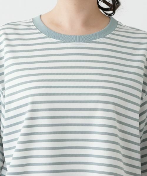 Leilian PLUS HOUSE / レリアンプラスハウス Tシャツ | ボーダーカットソー【Leilian WHITE LABEL】 | 詳細13