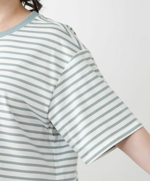 Leilian PLUS HOUSE / レリアンプラスハウス Tシャツ | ボーダーカットソー【Leilian WHITE LABEL】 | 詳細15