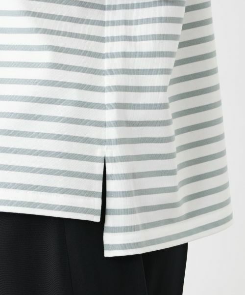 Leilian PLUS HOUSE / レリアンプラスハウス Tシャツ | ボーダーカットソー【Leilian WHITE LABEL】 | 詳細16