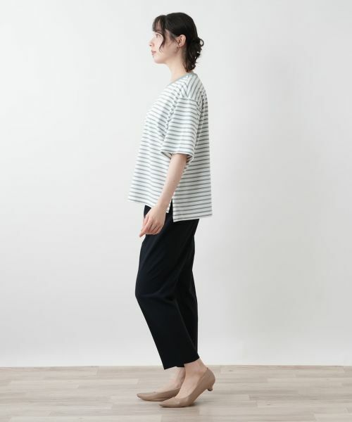 Leilian PLUS HOUSE / レリアンプラスハウス Tシャツ | ボーダーカットソー【Leilian WHITE LABEL】 | 詳細8