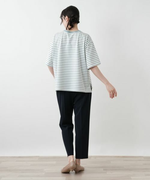 Leilian PLUS HOUSE / レリアンプラスハウス Tシャツ | ボーダーカットソー【Leilian WHITE LABEL】 | 詳細9