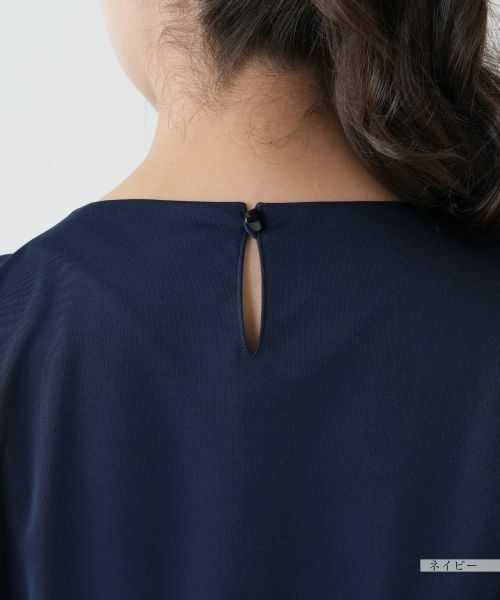 Leilian PLUS HOUSE / レリアンプラスハウス ドレス | ベルト付きプリーツワンピース【Leilian WHITE LABEL】 | 詳細15