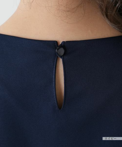 Leilian PLUS HOUSE / レリアンプラスハウス ドレス | ベルト付きプリーツワンピース【Leilian WHITE LABEL】 | 詳細16