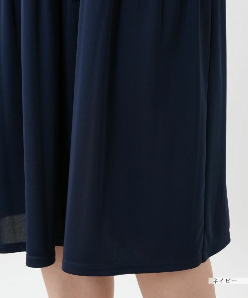 Leilian PLUS HOUSE / レリアンプラスハウス ドレス | ベルト付きプリーツワンピース【Leilian WHITE LABEL】 | 詳細20