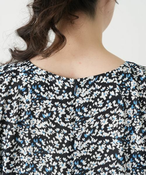 Leilian PLUS HOUSE / レリアンプラスハウス ドレス | 【店舗人気】プリントVネックワンピース【Leilian WHITE LABEL】 | 詳細12