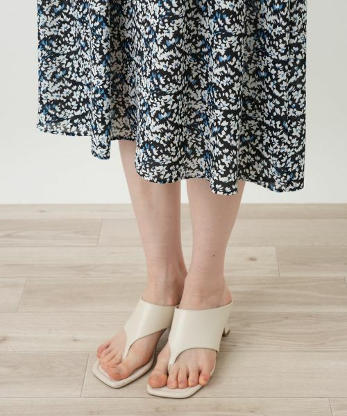 Leilian PLUS HOUSE / レリアンプラスハウス ドレス | 【店舗人気】プリントVネックワンピース【Leilian WHITE LABEL】 | 詳細14