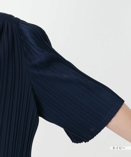 Leilian PLUS HOUSE / レリアンプラスハウス テーラードジャケット | プリーツロングジャケット【Leilian WHITE LABEL】 | 詳細12