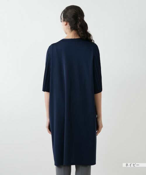 Leilian PLUS HOUSE / レリアンプラスハウス テーラードジャケット | プリーツロングジャケット【Leilian WHITE LABEL】 | 詳細9