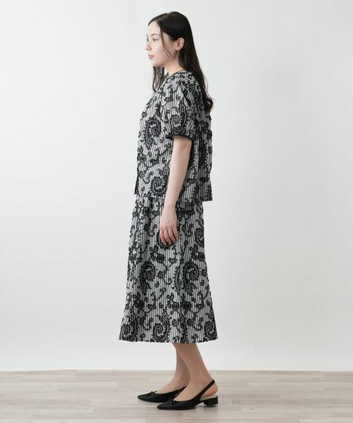 Leilian PLUS HOUSE / レリアンプラスハウス セットアップ | 【店舗人気】ブラウススカートスーツ【Leilian WHITE LABEL】 | 詳細2