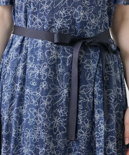 Leilian PLUS HOUSE / レリアンプラスハウス ドレス | フラワー柄フレアワンピース【Leilian WHITE LABEL】 | 詳細11