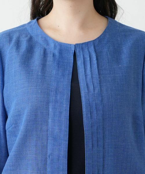 Leilian PLUS HOUSE / レリアンプラスハウス テーラードジャケット | ノーカラージャケット【Leilian WHITE LABEL】 | 詳細10