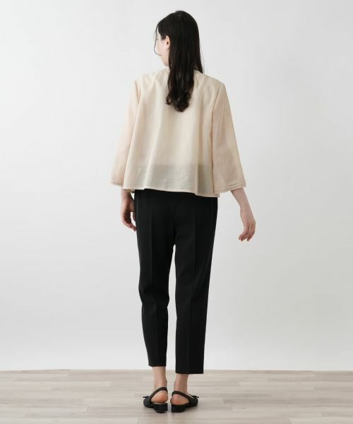 Leilian PLUS HOUSE / レリアンプラスハウス テーラードジャケット | ノーカラージャケット【Leilian WHITE LABEL】 | 詳細3