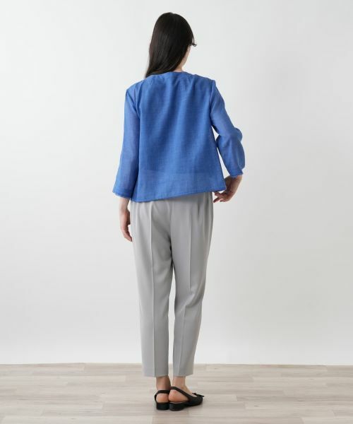 Leilian PLUS HOUSE / レリアンプラスハウス テーラードジャケット | ノーカラージャケット【Leilian WHITE LABEL】 | 詳細6