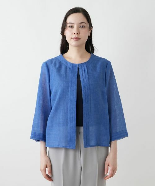 Leilian PLUS HOUSE / レリアンプラスハウス テーラードジャケット | ノーカラージャケット【Leilian WHITE LABEL】 | 詳細7