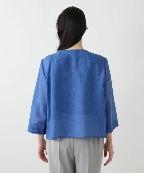 Leilian PLUS HOUSE / レリアンプラスハウス テーラードジャケット | ノーカラージャケット【Leilian WHITE LABEL】 | 詳細9