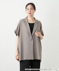 Leilian PLUS HOUSE / レリアンプラスハウス テーラードジャケット | ドロップショルダージャケット【Leilian WHITE LABEL】