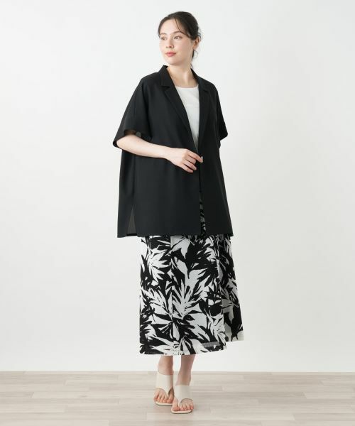 Leilian PLUS HOUSE / レリアンプラスハウス テーラードジャケット | ドロップショルダージャケット【Leilian WHITE LABEL】 | 詳細1