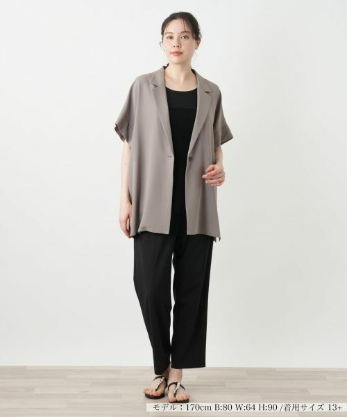 Leilian PLUS HOUSE / レリアンプラスハウス テーラードジャケット | ドロップショルダージャケット【Leilian WHITE LABEL】 | 詳細4