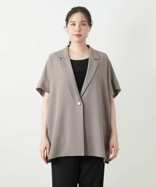 Leilian PLUS HOUSE / レリアンプラスハウス テーラードジャケット | ドロップショルダージャケット【Leilian WHITE LABEL】 | 詳細7