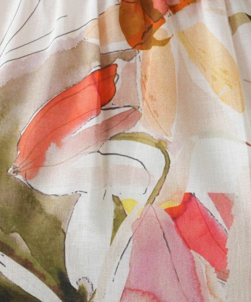 Leilian PLUS HOUSE / レリアンプラスハウス シャツ・ブラウス | プリントペプラムブラウス【Leilian WHITE LABEL】 | 詳細12