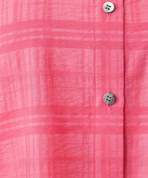 Leilian PLUS HOUSE / レリアンプラスハウス シャツ・ブラウス | シアーチェックブラウス【Leilian WHITE LABEL】 | 詳細15