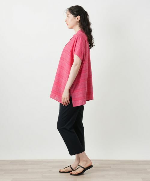 Leilian PLUS HOUSE / レリアンプラスハウス シャツ・ブラウス | シアーチェックブラウス【Leilian WHITE LABEL】 | 詳細5