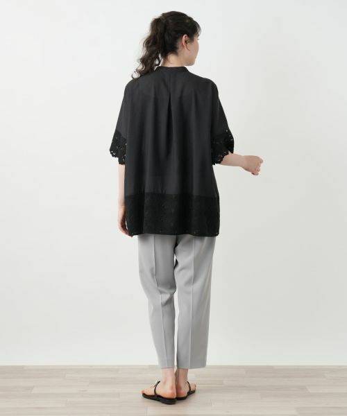 Leilian PLUS HOUSE / レリアンプラスハウス シャツ・ブラウス | レースブラウス【Leilian WHITE LABEL】 | 詳細3