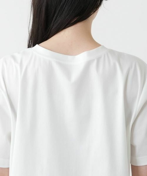 Leilian PLUS HOUSE / レリアンプラスハウス Tシャツ | リボンクルーネックカットソー【Leilian WHITE LABEL】 | 詳細11