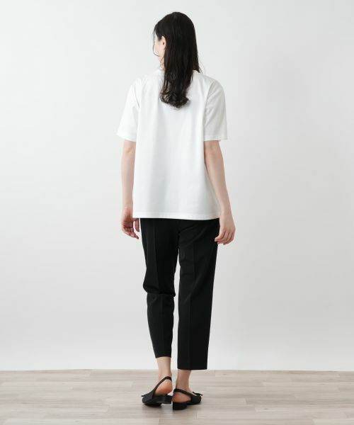 Leilian PLUS HOUSE / レリアンプラスハウス Tシャツ | リボンクルーネックカットソー【Leilian WHITE LABEL】 | 詳細6