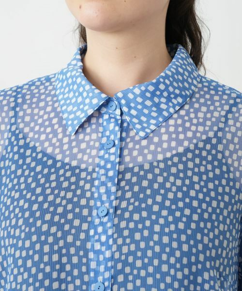 Leilian PLUS HOUSE / レリアンプラスハウス シャツ・ブラウス | プリントブラウス【Leilian WHITE LABEL】 | 詳細10