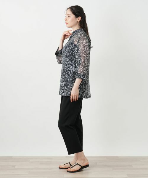 Leilian PLUS HOUSE / レリアンプラスハウス シャツ・ブラウス | プリントブラウス【Leilian WHITE LABEL】 | 詳細2