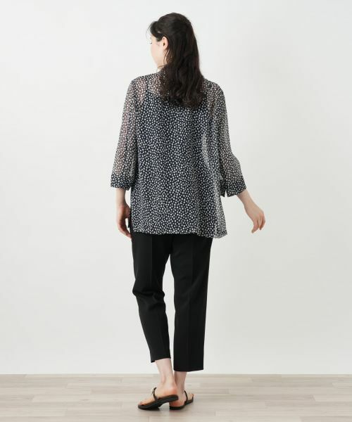 Leilian PLUS HOUSE / レリアンプラスハウス シャツ・ブラウス | プリントブラウス【Leilian WHITE LABEL】 | 詳細3